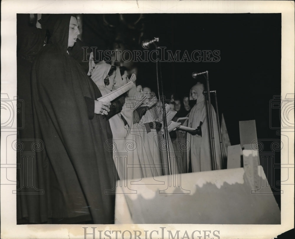 Press Photo Shaw High school Acapella Choir-Historic Images
