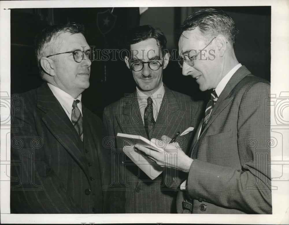 1943 Press Photo NYC, Herbert Evatt, Australian Minister of Ext Affairs - Historic Images