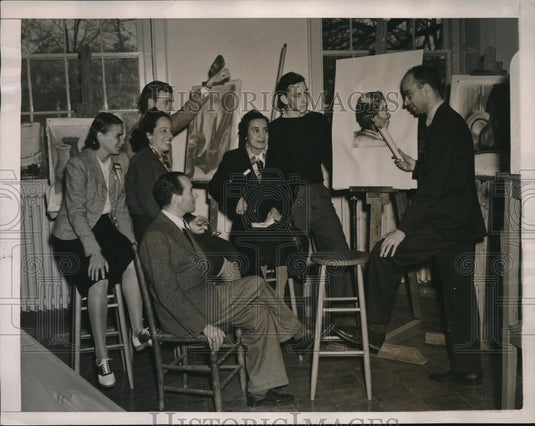 1941 Univ. of N.C. Prof JV Alcott, Wysling,Bojano,Quesada,Hampton - Historic Images