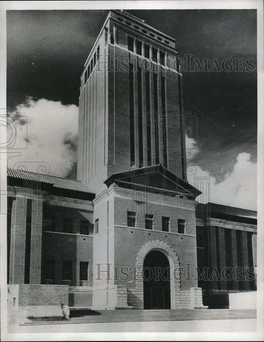 1934 Press Photo The new Cambridge University Library building at Cambridge-Historic Images