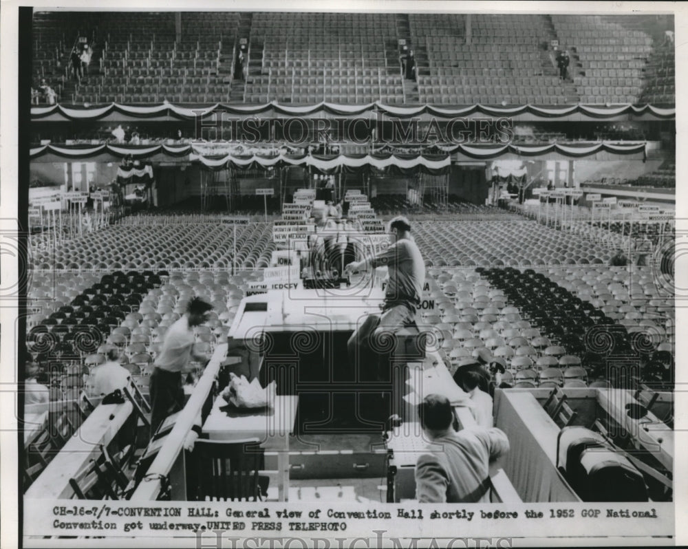 1952 General view of the Conventional Hall before the start of the - Historic Images