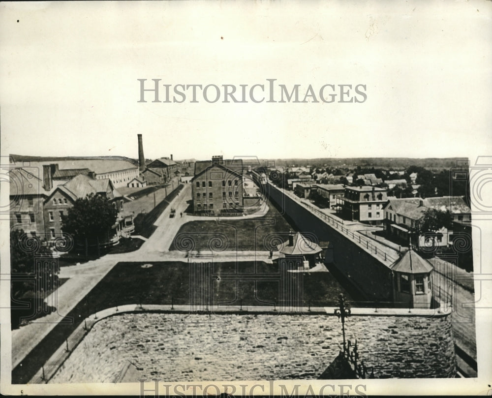 1929 Aerial view of Clinton Prison  at Dannemora, NY-Historic Images