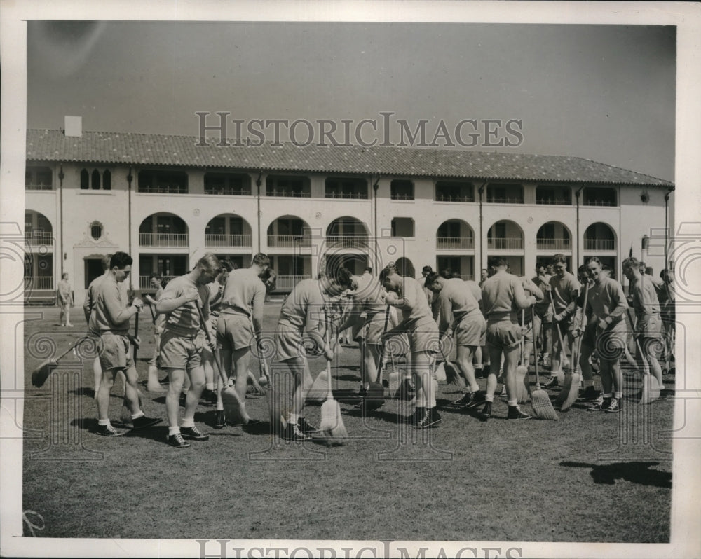 1941 Randolph Field, TX flying cadets  clear their drill field-Historic Images