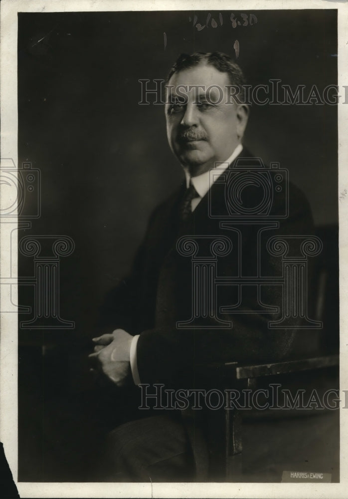1918 Press Photo Charles Moore, Chairman of U.S. Commission of Fine Arts-Historic Images