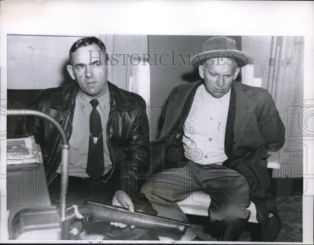 1957 Indianapolis, Ind, Nathan Brown in Sheriff Lee Eads custody-Historic Images