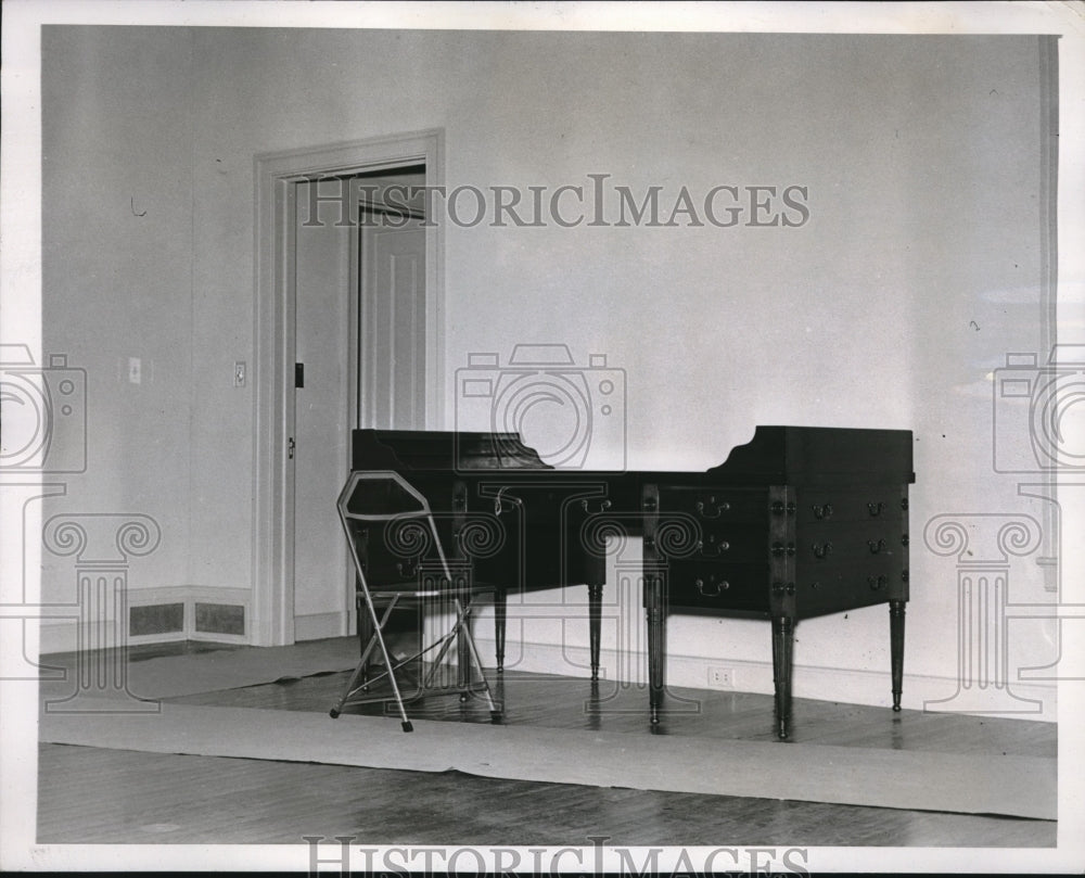 1939 The 1st piece of furniture, a desk w/c was brought from - Historic Images