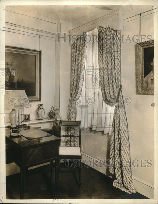 1935 Press Photo Mrs Penrose Lyly home - neb66084 - Historic Images