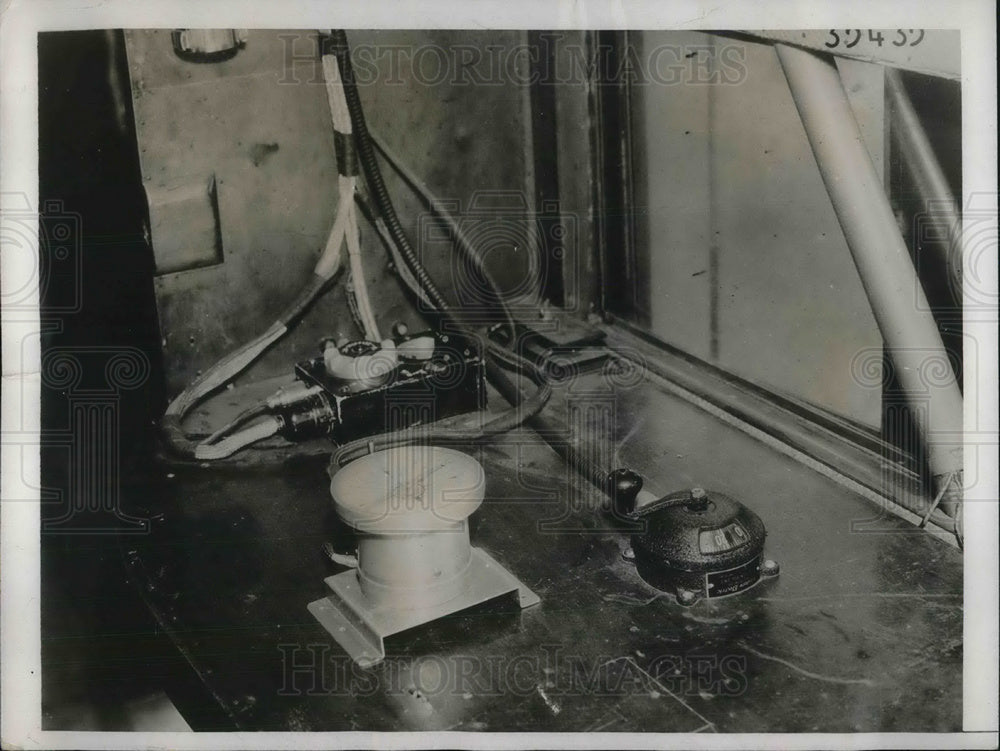 1932 Press Photo Controls and indicating instrument of Eaton radio - neb66184 - Historic Images