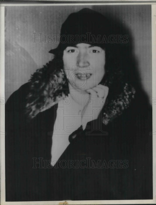1937 Press Photo Mrs. Henry King whose husband force to feed escape convicts-Historic Images