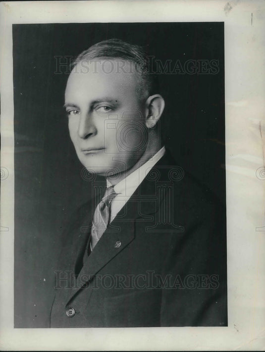 1931 Press Photo JL Buchanan elected president of GE Supply Corporation - Historic Images
