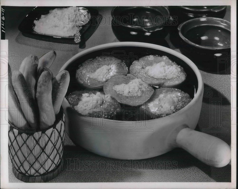 1951 Onion Soup if Perfect After New Years Celebration - Historic Images