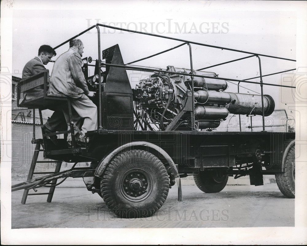 1947 Press Photo NAtional Gas turbine tests at Whetstone England - Historic Images