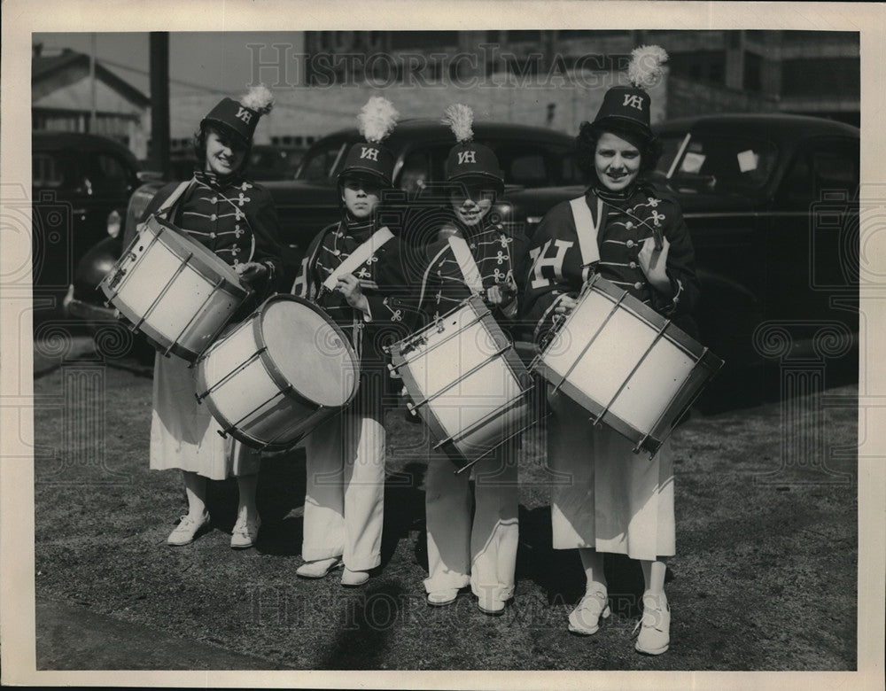 1938 Press Photo Members of the Holy Name Band-Historic Images