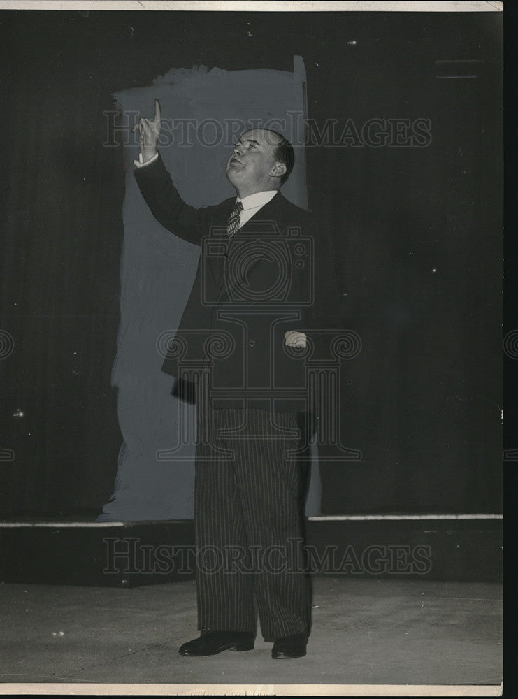 1965 Press Photo Henri Dorgires, Peasant Front Leader - Historic Images