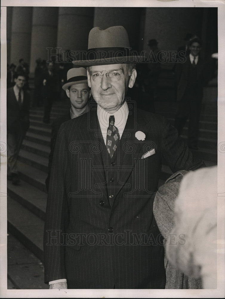 1938 Press Photo Lamar Hardy U.S. Attorney and Prosecutor in New york Spy Trial-Historic Images