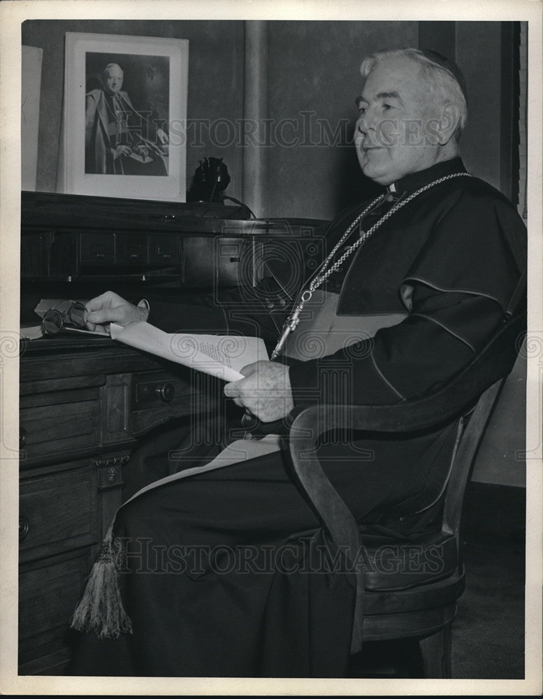 1945 Press Photo Archbishop Edward F.Hoban - neb69093 - Historic Images