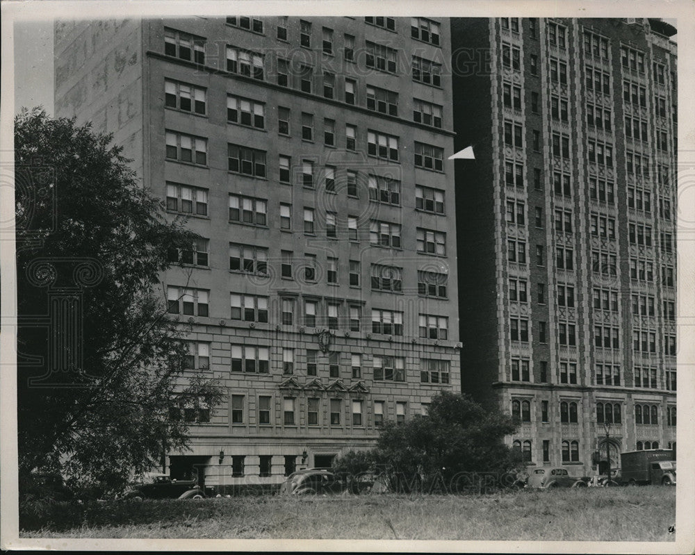 1937 Press Photo Apartment House in Chicago home of kidnap victim Charles Ross-Historic Images