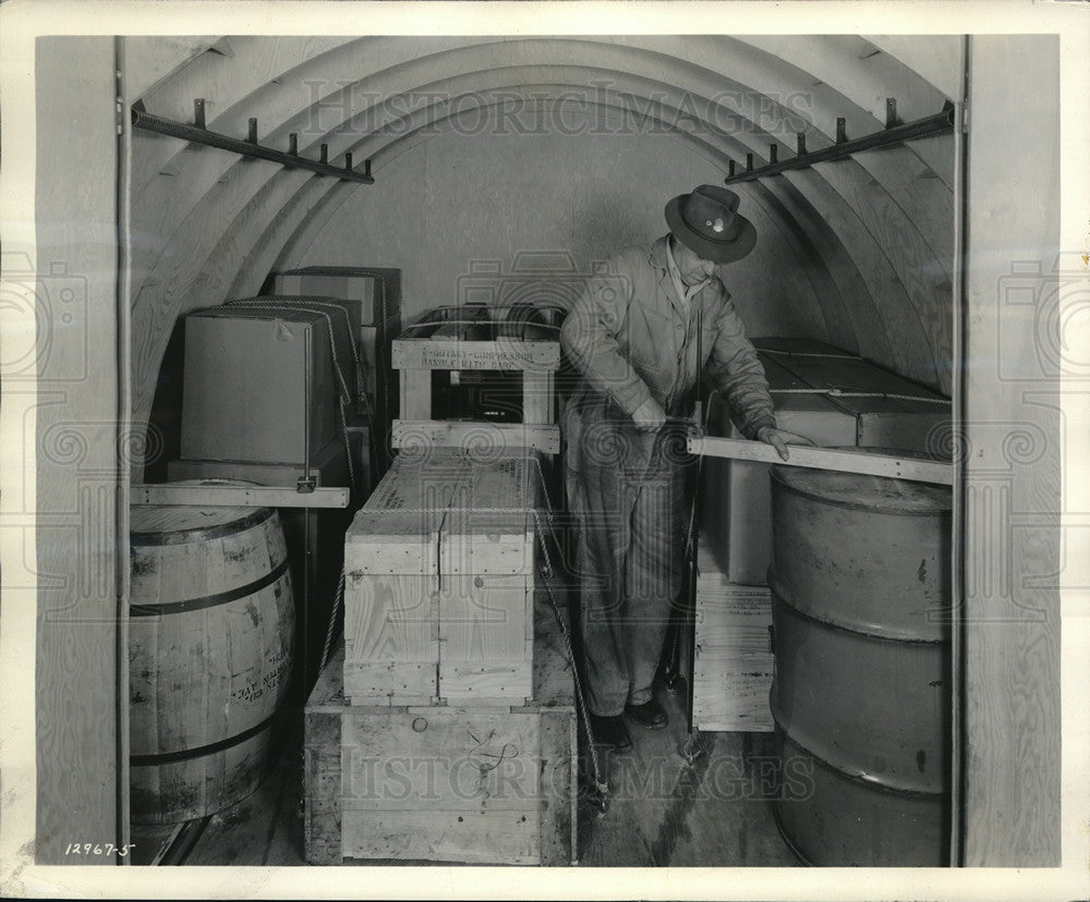 1942 Air Cargo Hold Down Equipment Manufactured By Evans Product Co - Historic Images