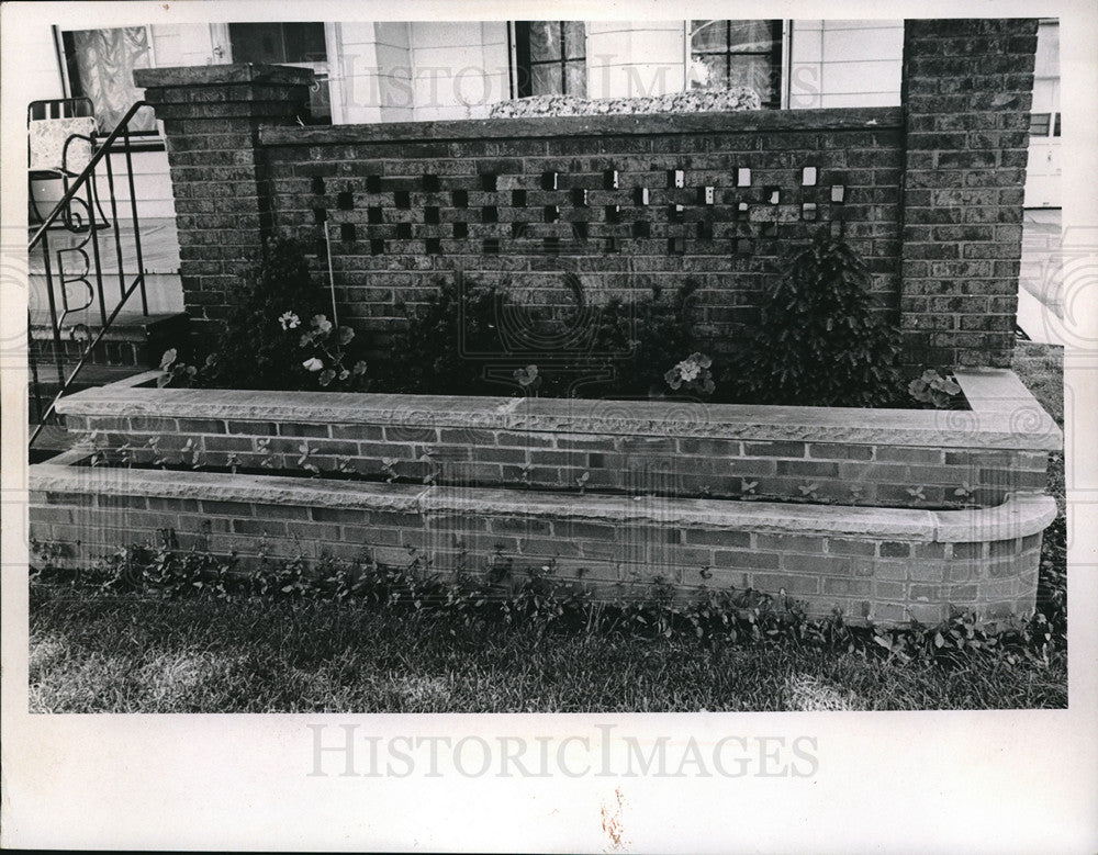 1967 Press Photo William Burrell home in Garden Terrace, Cleveland OH-Historic Images