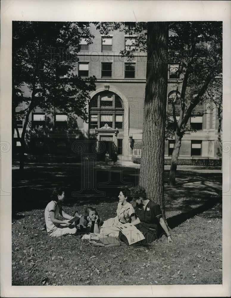 1948 Press Photo International Study Conference WYCA Columbia University-Historic Images