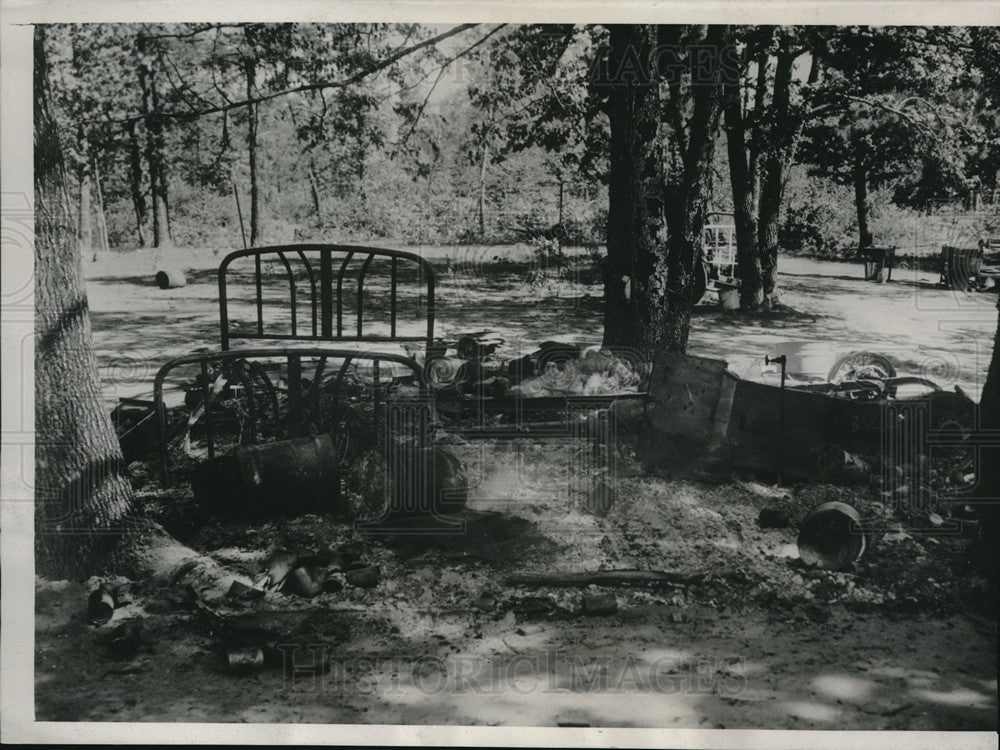 1939 Press Photo Mrs Lue English Killed When Trailer Home Exploded Gas Leak-Historic Images