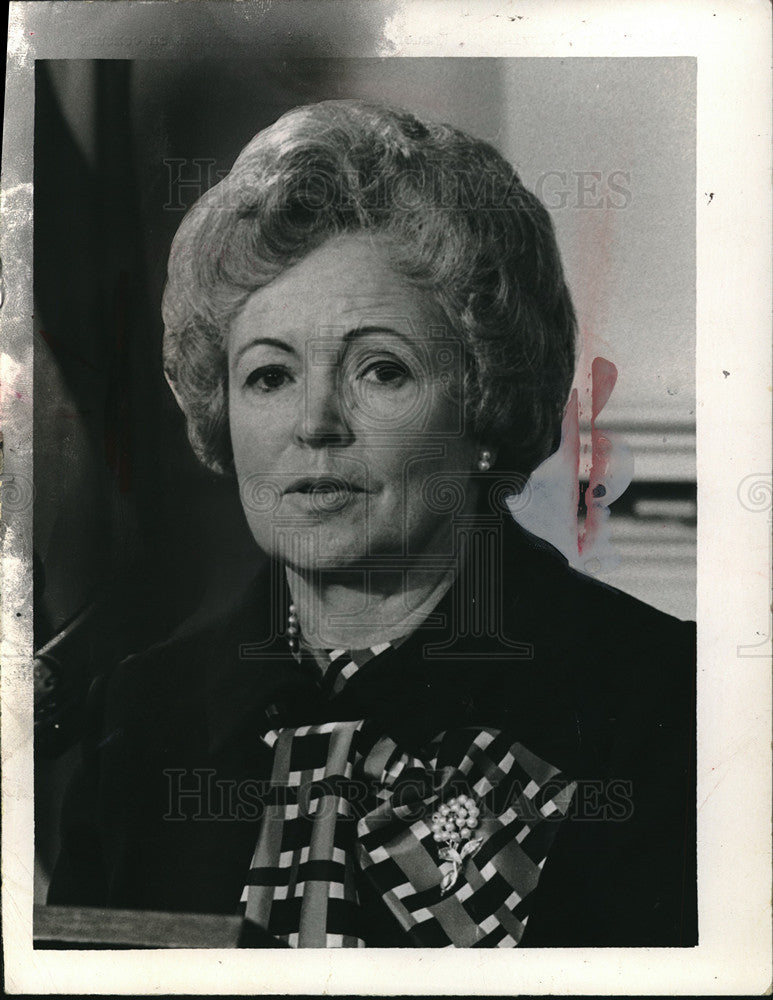 1969 Press Photo Mrs Virginia H Knauer Presidential Assistant on Consumer Affair - Historic Images