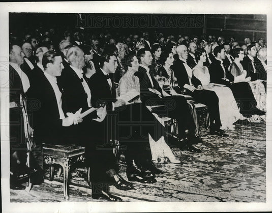 1932 Nobel Prize Presentation by King Gustaf of Sweden - Historic Images