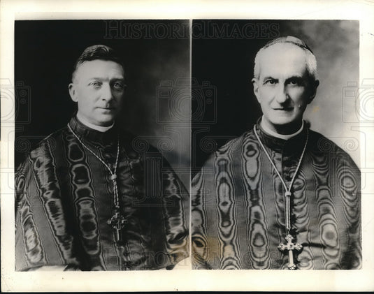 1939 Press Photo Rome, Italy Cardinals ienart & Belmonte possiple Pope successor-Historic Images