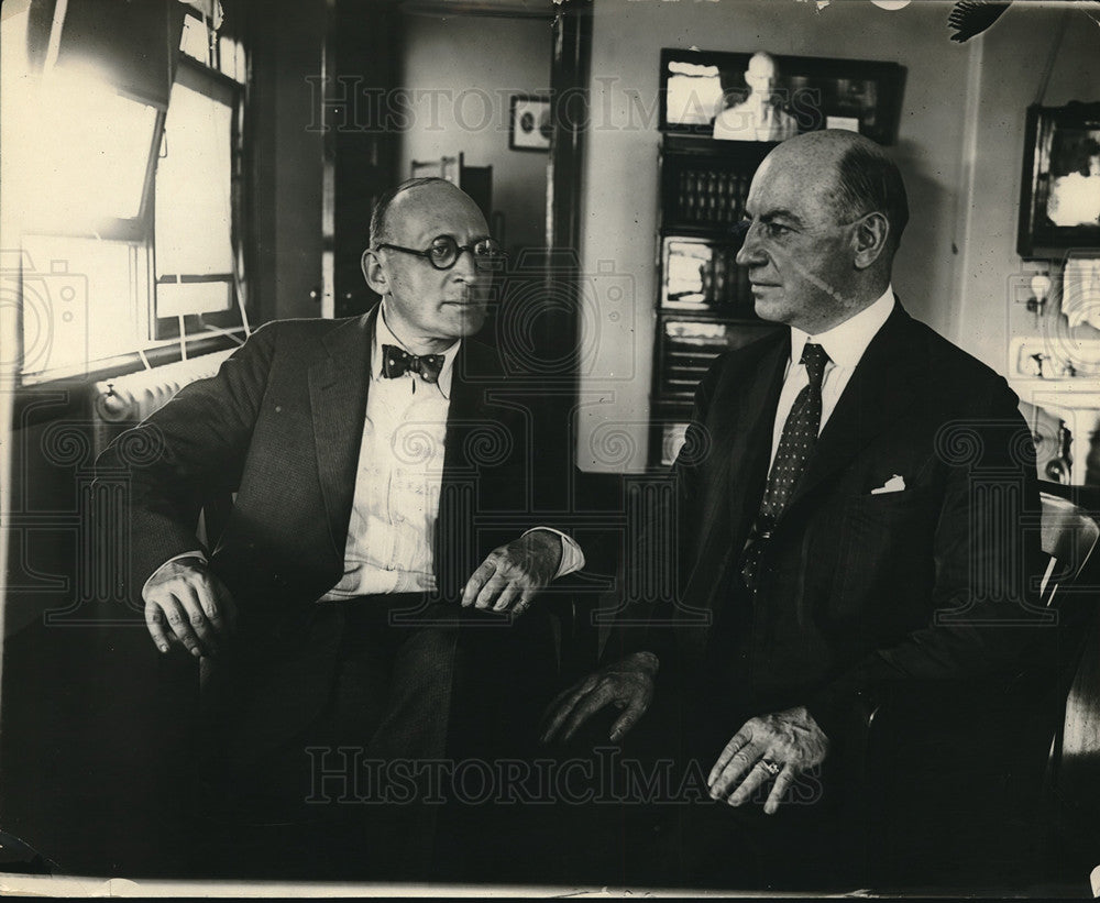 1924 Fund Solicitor Henry Rosenfelt &amp; William Johnston - Historic Images