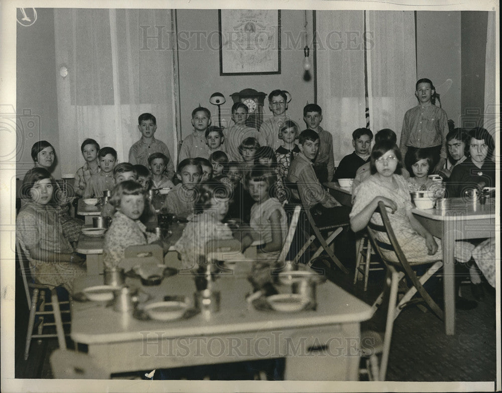 1931 Children Having Breakfast At The Pike County Children's Home - Historic Images
