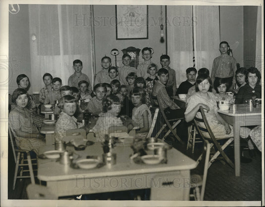 1931 Children Having Breakfast At The Pike County Children's Home - Historic Images