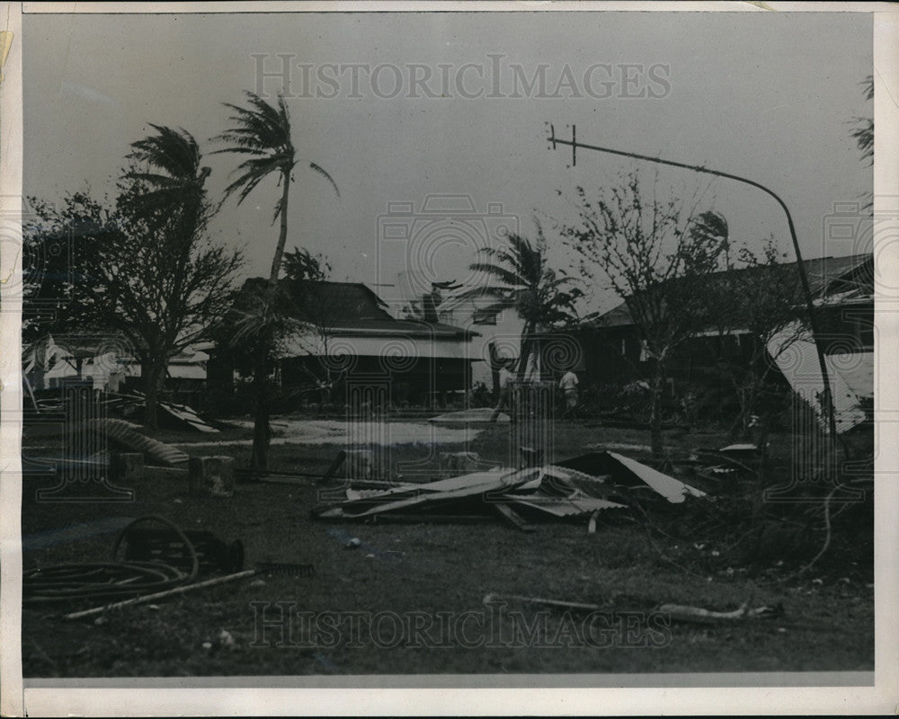 1940 Pan American Hotem In Guam Destroyed By Hurricane - Historic Images