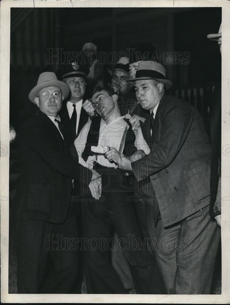 1937 Press Photo Detective Nathan Wichs &amp; Norman Voss - Historic Images