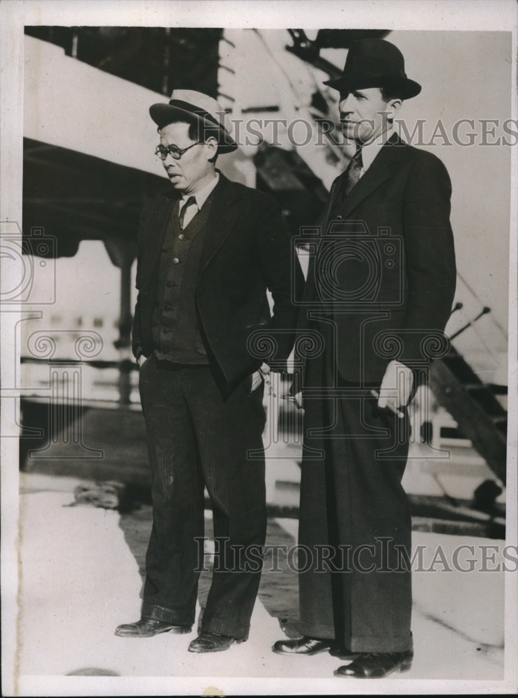 1935 Press Photo Gin Lem stand trial for selling daughter as Chinese Doll Bride - Historic Images