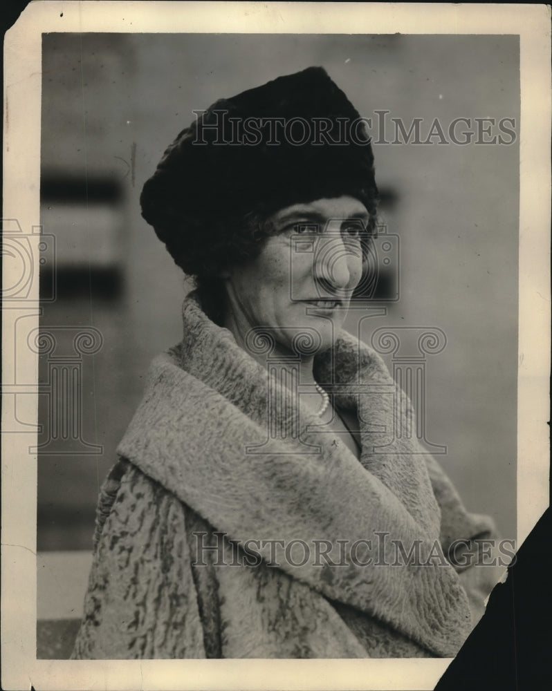 1922 Press Photo Mrs Herbert Asquith, wife of Britain's former Premier, author - Historic Images