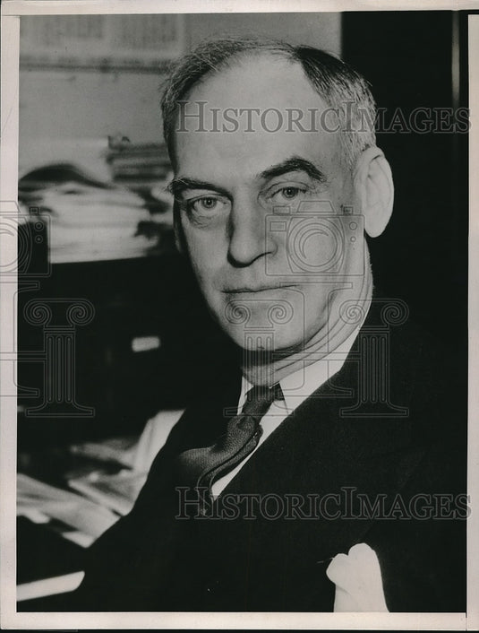 1937 Press Photo Judge Alan Campbell to hear Detroit case against strikers - Historic Images