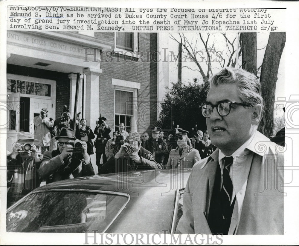 1970 Edmund S. Dinis Dukes county Court House - Historic Images