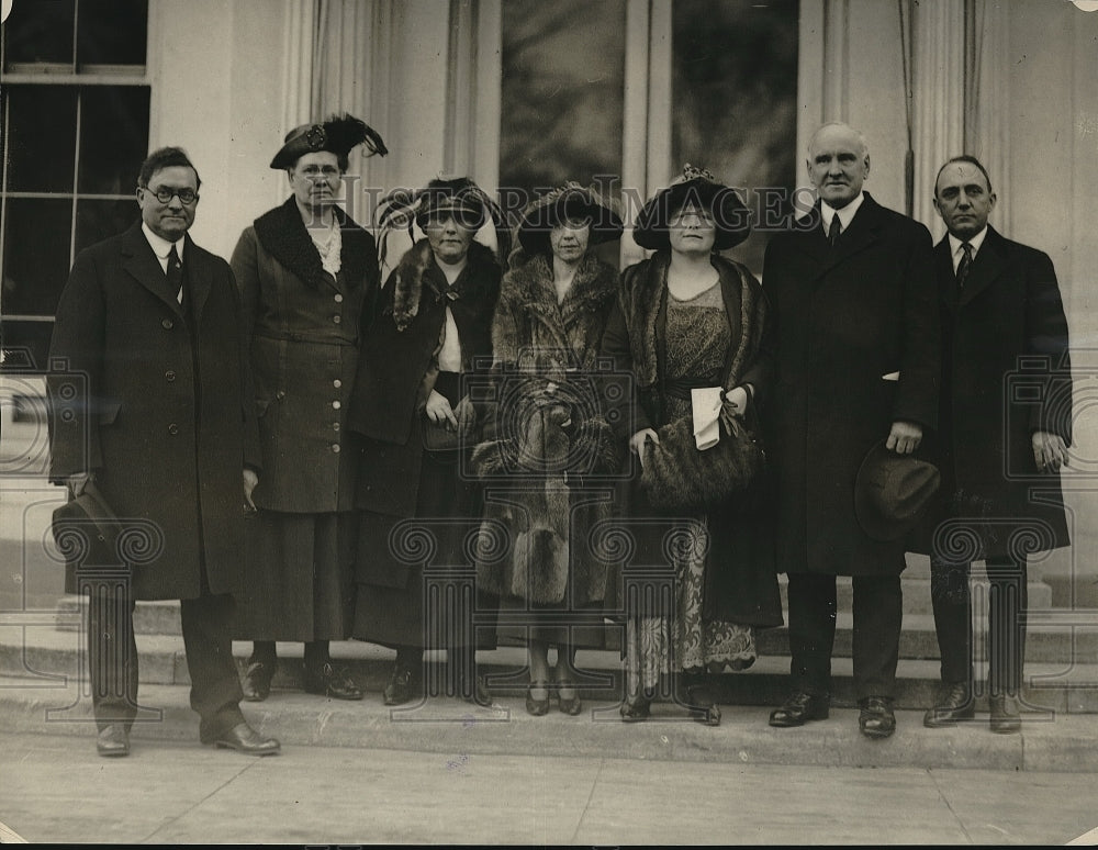 1923 Press Photo Mrs. Davitt Eharingha, Rose Cotten, Dr. G. Diffenderder L - Historic Images