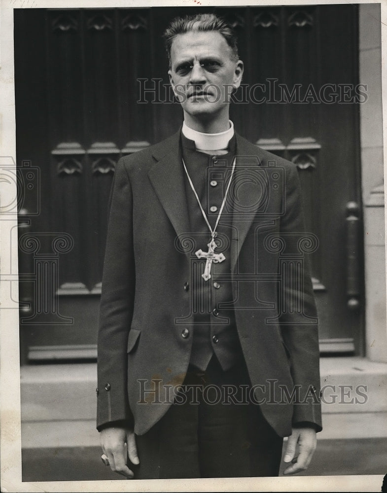 1932 Press Photo Bishop Campbell Gray Mishawauka Indiana - neb74205 - Historic Images