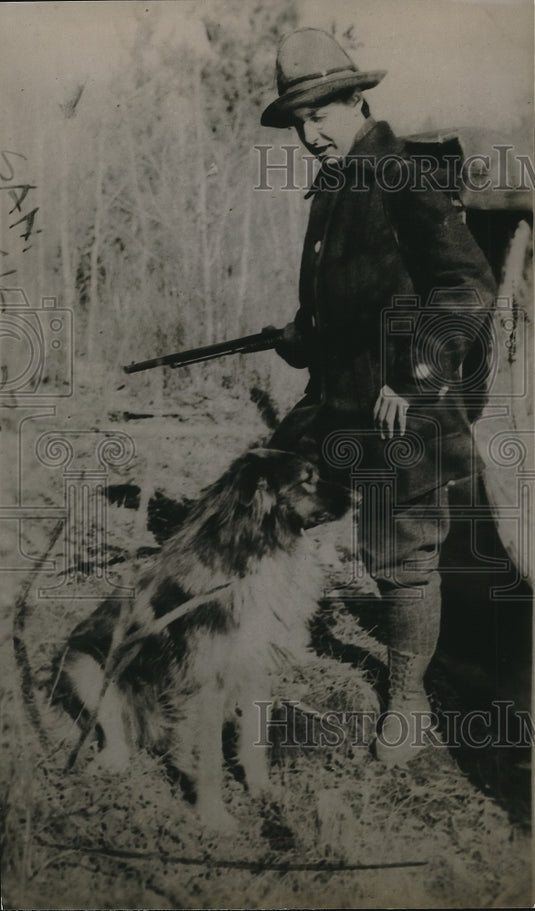 1921 Press Photo Wilma Gilman, Forest Ranger - Historic Images