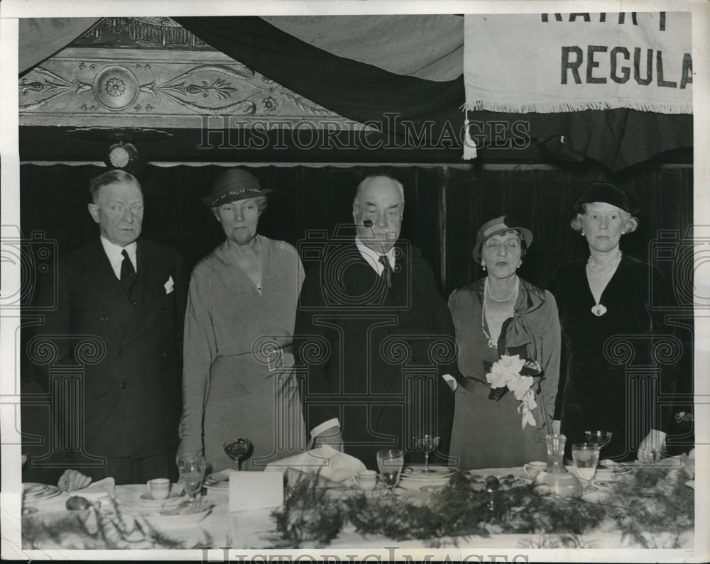 1933 Police Commissioner of NY Edward Mulrooney &amp; Dr Nicholas Murray - Historic Images