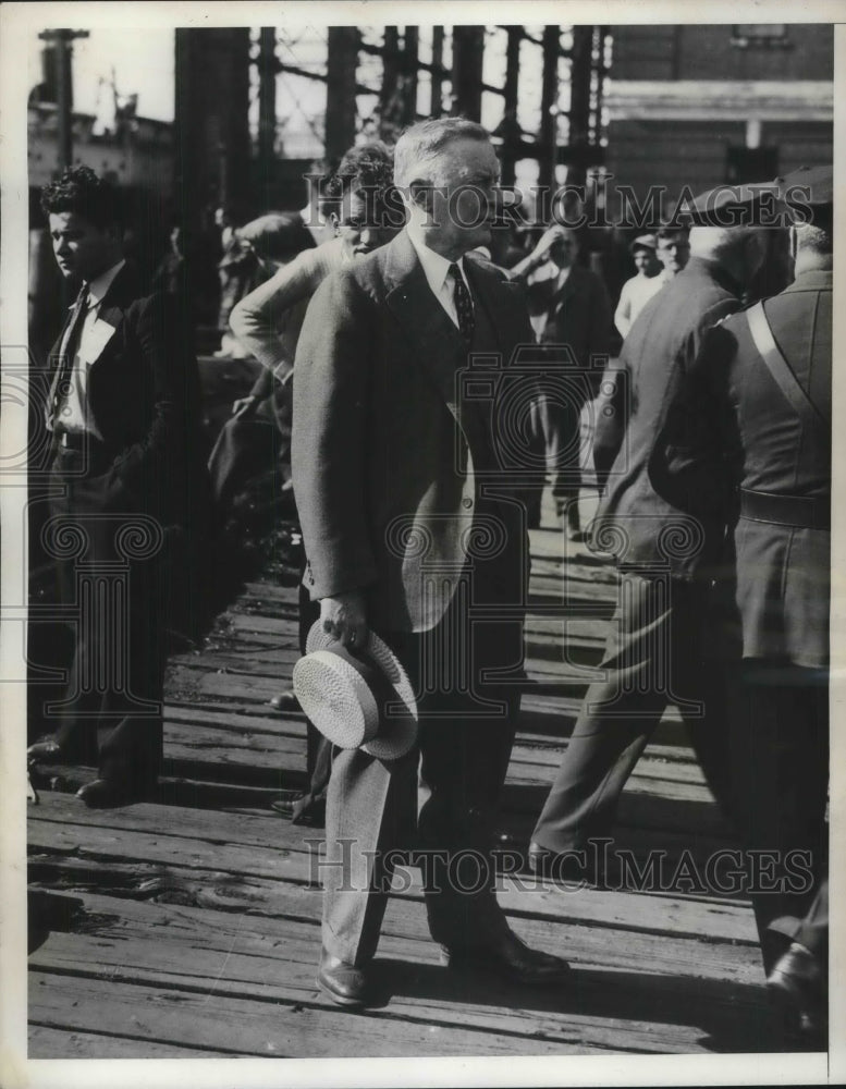 1932 Press Photo NYC police commissioner Edward Mylrooney - neb74840 - Historic Images