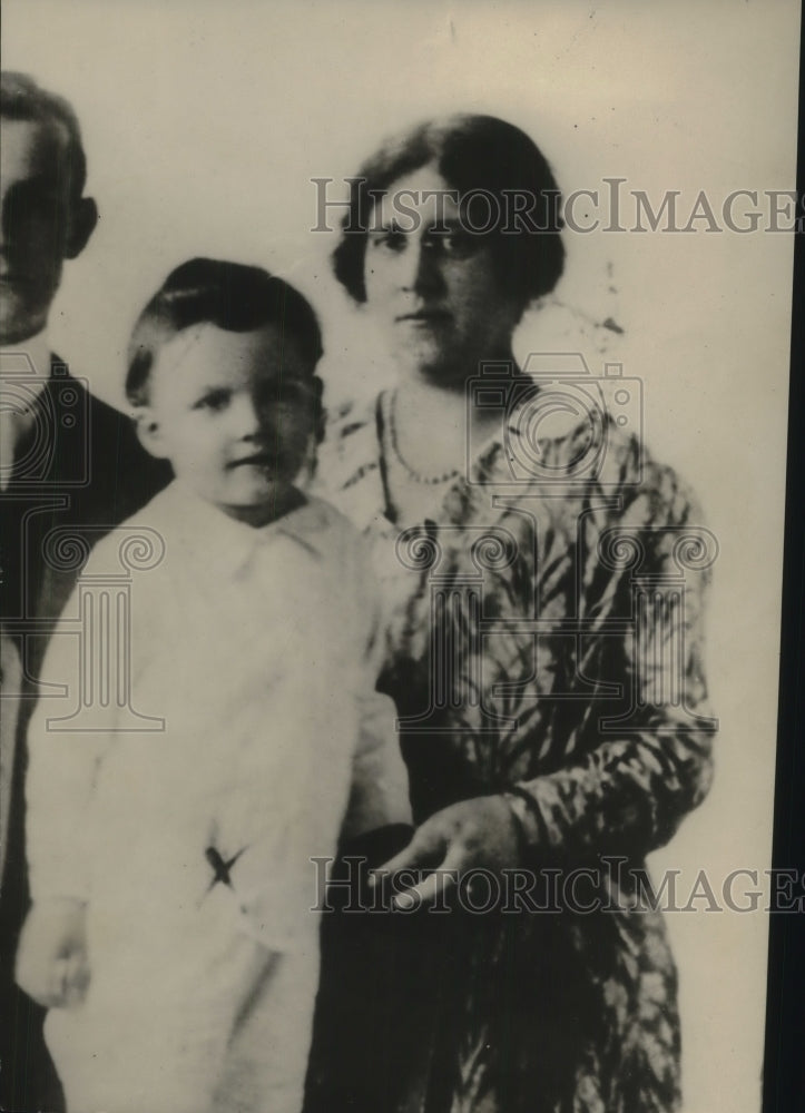 1924 Press Photo Mrs Makel Dunn &amp; son of Berkeley, Calif - Historic Images