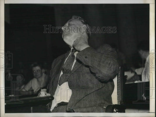 1937 Press Photo Capt Thomas Kilroy of Chicago police dept - Historic Images