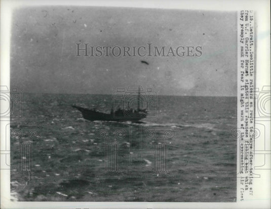 1942 Press Photo Dololittle Raiders en route to Toyko, Japan - Historic Images