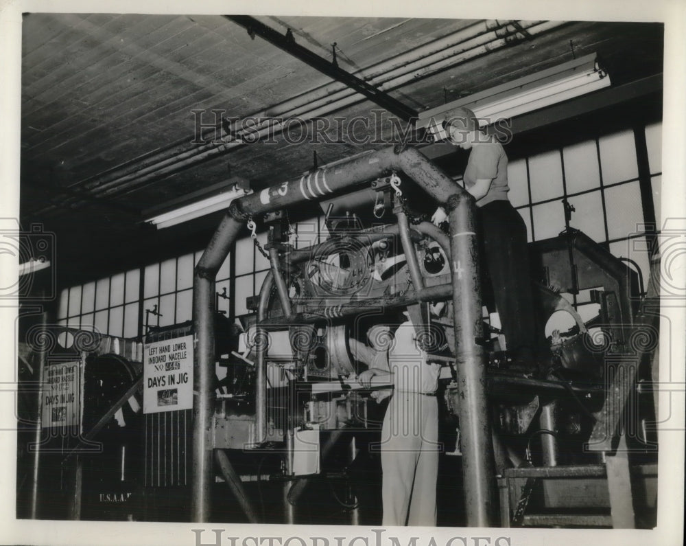 Crew Constructs Aircraft Parts At Fisher Aircraft Plant-Historic Images