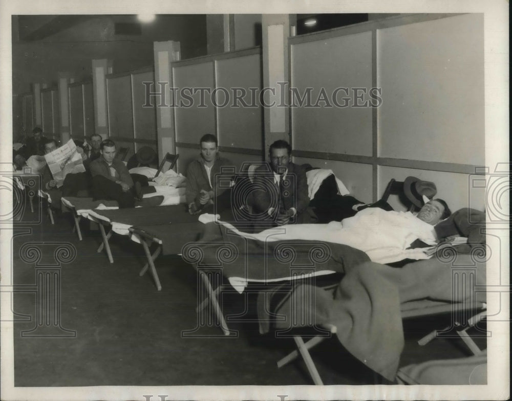 1931 Press Photo Hunger marchers en route to Wash. Dc.-Historic Images