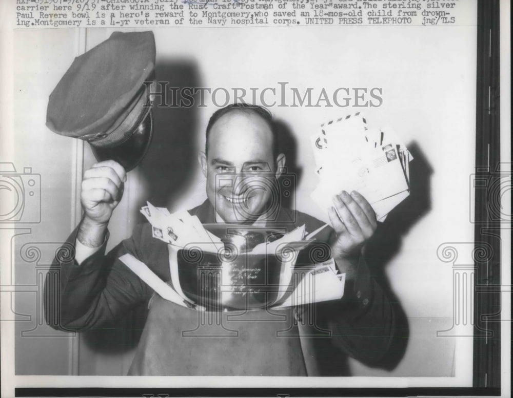 1957 Postman of the Year award to Rust Craft, Montgomery, Ala - Historic Images