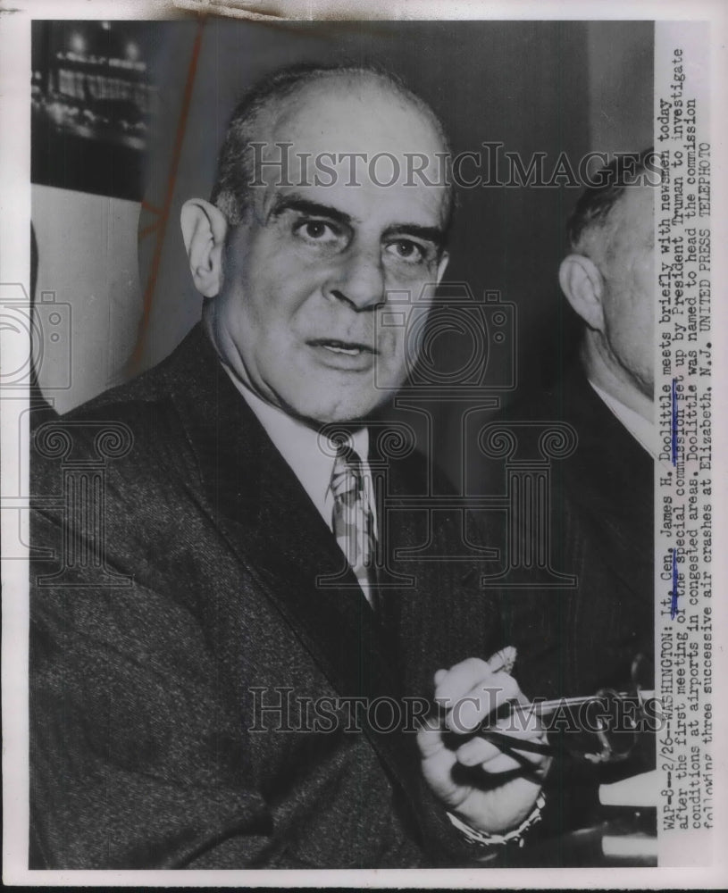 1952 Wash.D.C> Lt Gen James Doolittle for special aviation comm.-Historic Images