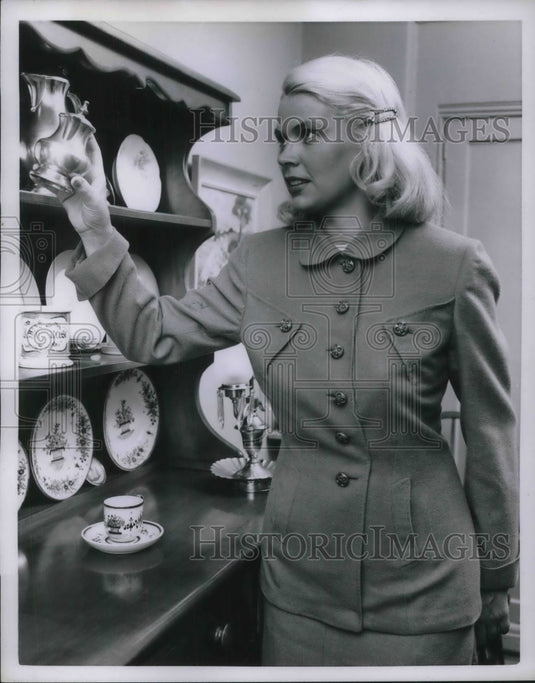 Model Shows Dining Room Showcase Furniture-Historic Images